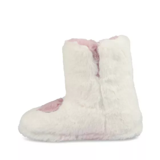 Chaussons bottines BLANC LOVELY SKULL