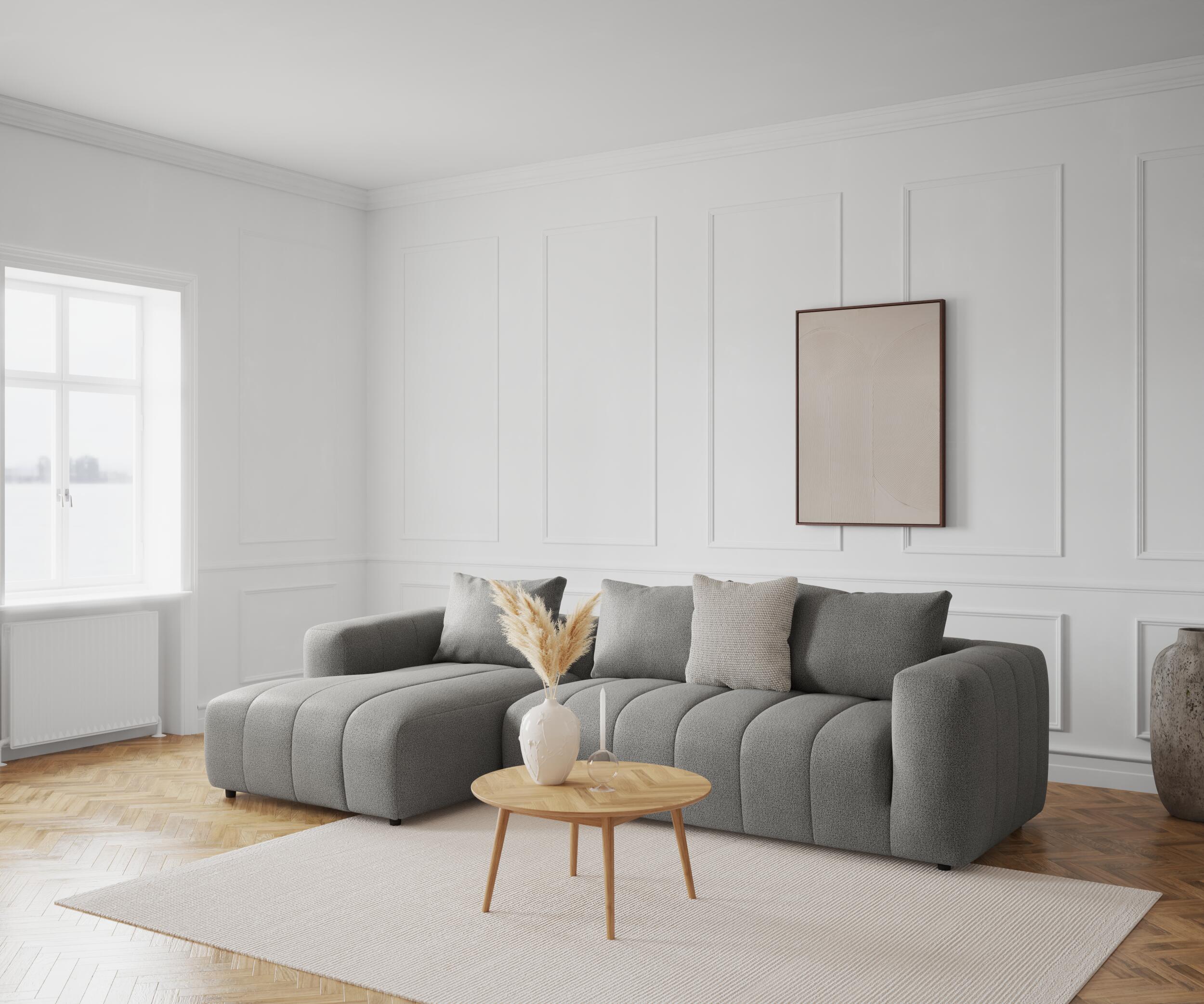 Ingvar venstrevendt sofa med chaiselong