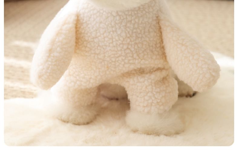 Cissilli - Chenille-pettop met schapenvacht