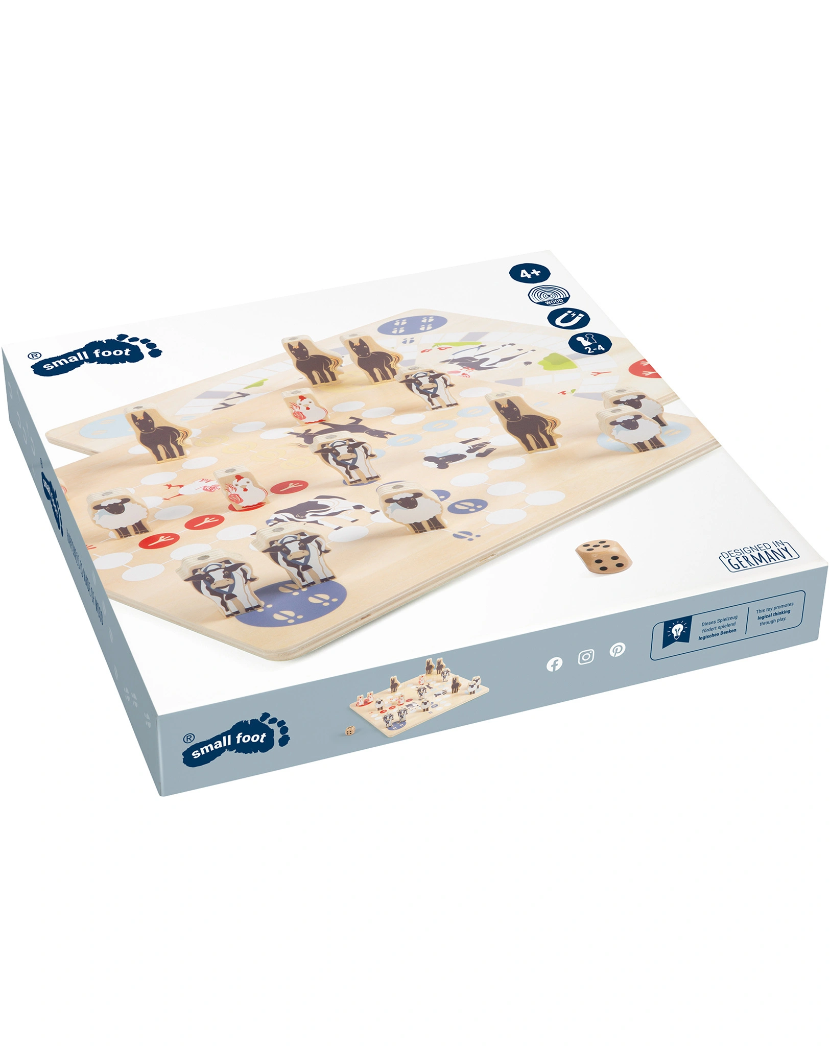 Spielesammlung 4 FRIENDS aus Holz