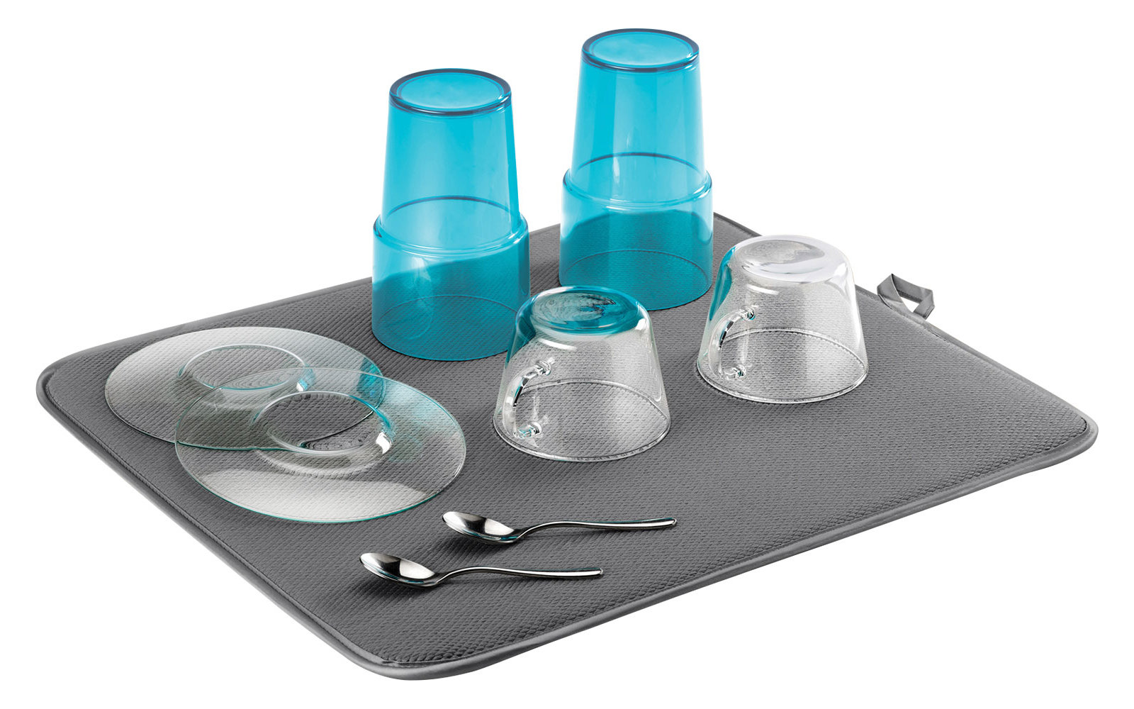 Metaltex Softex Microfaser Abtropfmatte anthrazit
