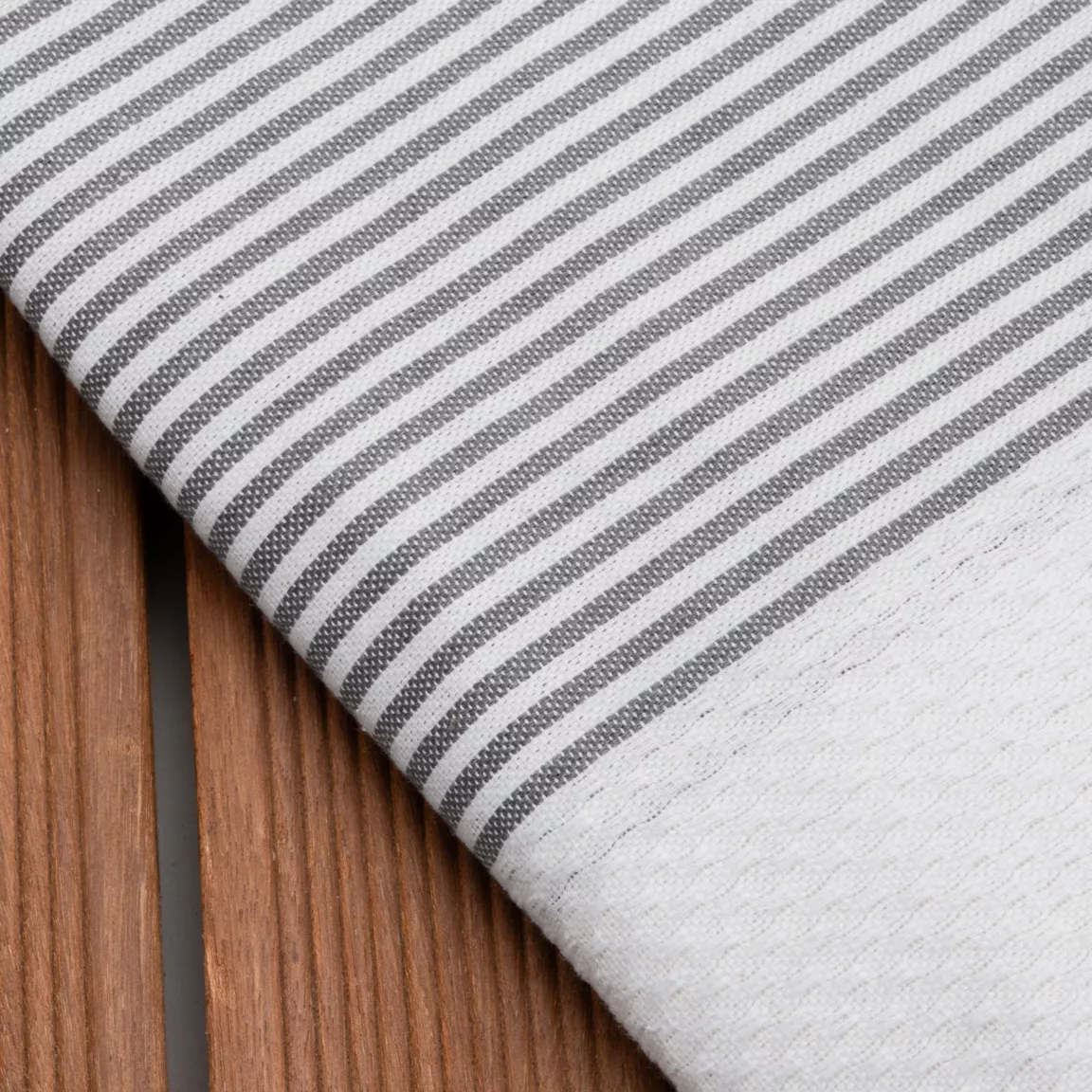 Fouta coton recyclé (100 x 200 cm) Océane Blanche