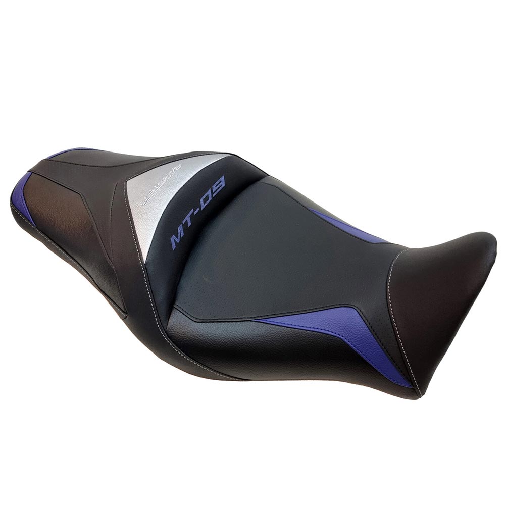 Bagster - Selle Ready Luxe série spéciale Yamaha MT-09 (2021-2022) Noir / Argent / Bleu