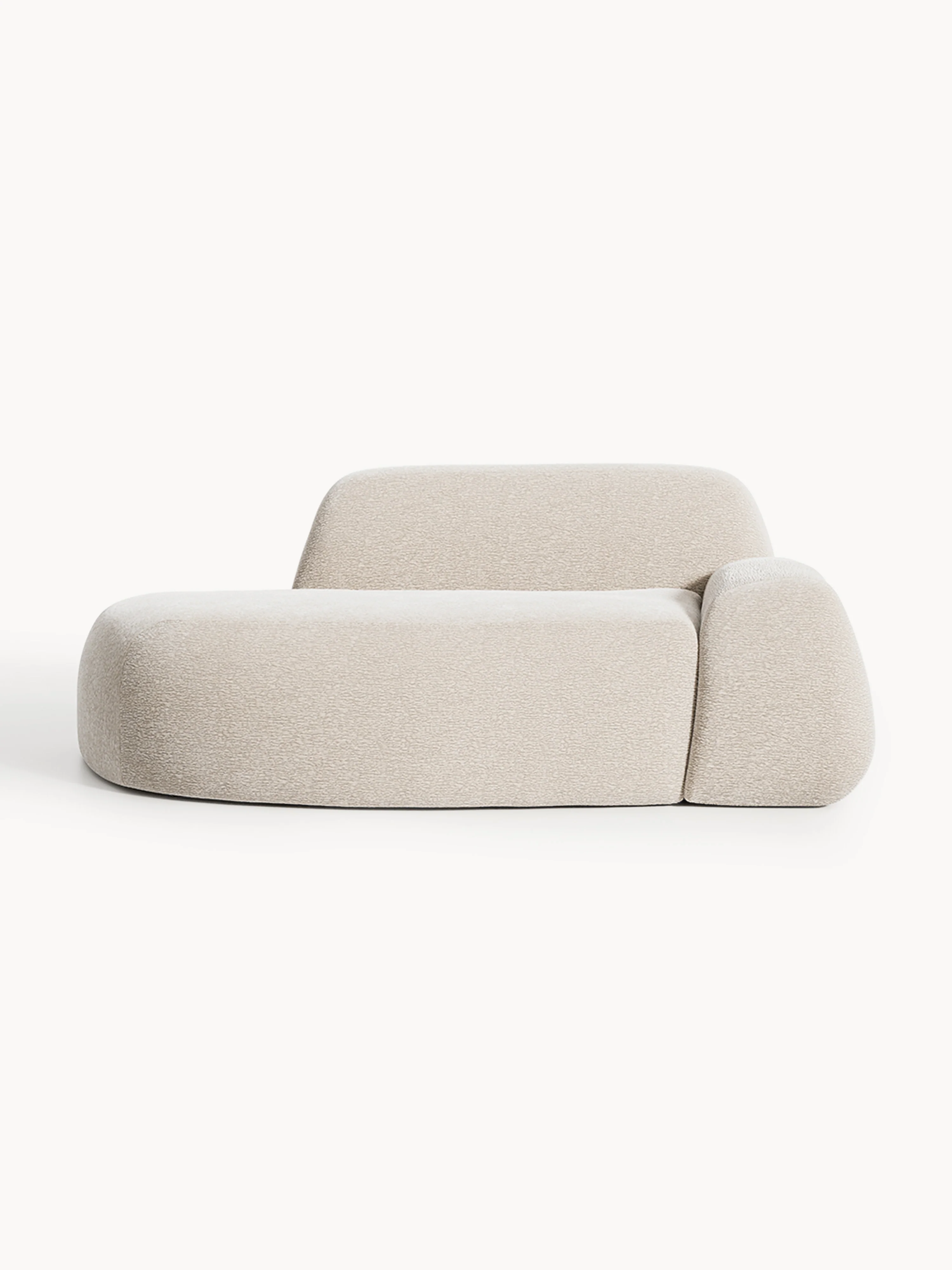 Bank Wolke (2-zits) met chaise longue