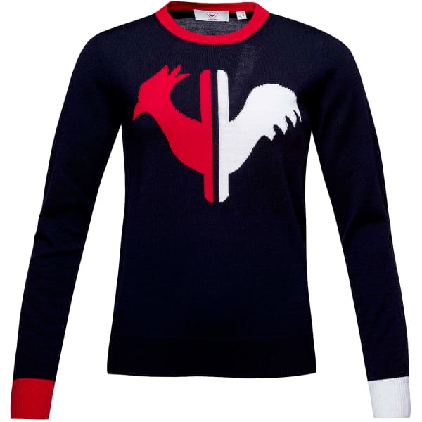 Pull ROSSIGNOL W ALYA ROUND NECK DARK NAVY