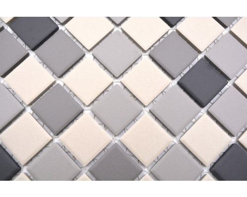 Keramisch mozaïek CU 010 30,2x33 cm mix grijs/zwart/beige