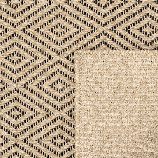 the carpet Teppich »Kansas« rechteckig 1 mm Höhe moderner robuster In und Outdoor Teppich Jute Look