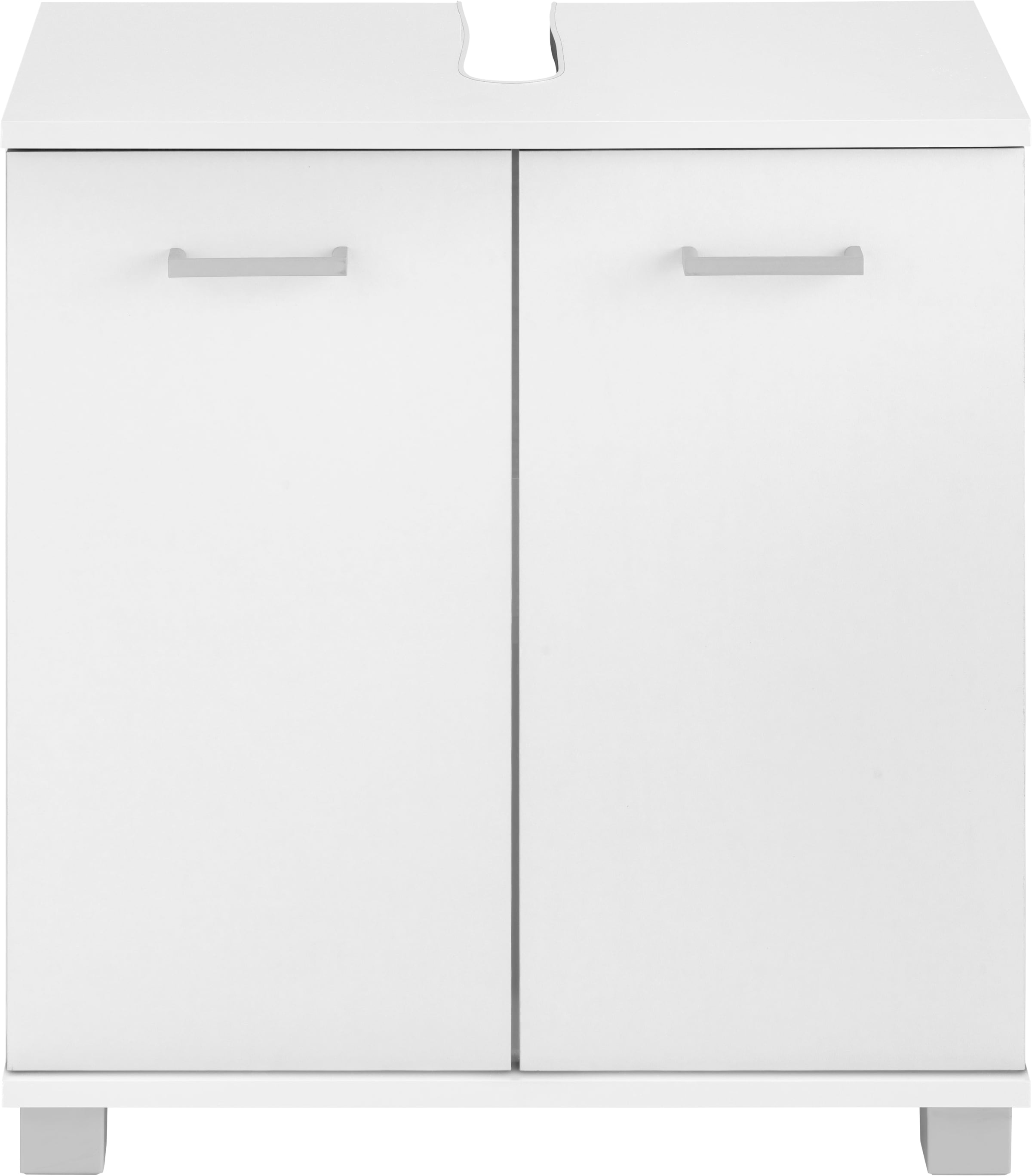 Schildmeyer Waschbeckenunterschrank »Mobes, Made in Germany« Breite/Höhe: 59,8/62,4 cm, Badschrank mit Doppeltür, Zwischenboden