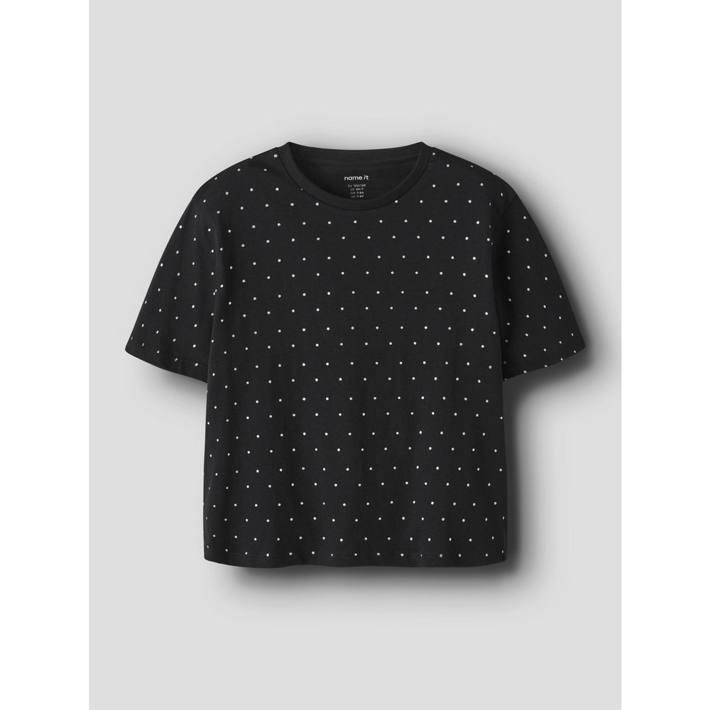 Køb Name It Black Nkfruaja Ss Nreg Top Noos