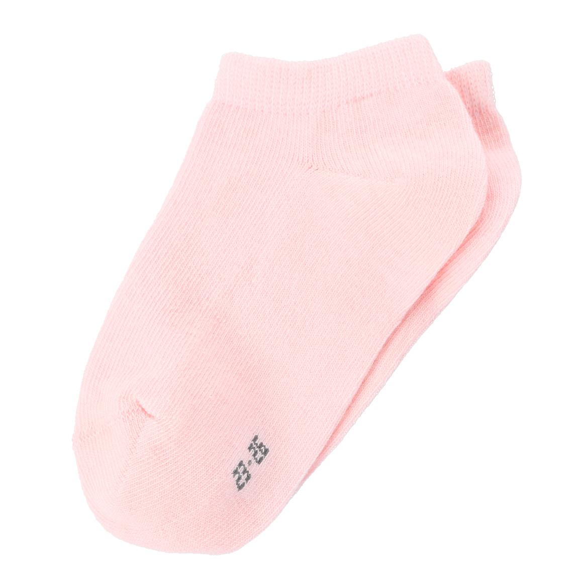 Topolino 5 Paar Mädchen Sneaker-Socken im Set dunkelgrau / rosa / orange
