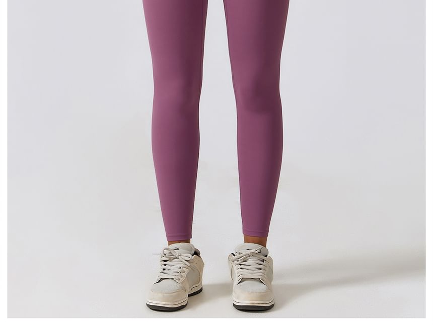 Skinniano - Sportjas met ronde hals en effen kleur