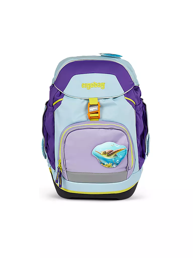 ERGOBAG Schulrucksack Set 6tlg Pack - Pack Tauchbär hellblau