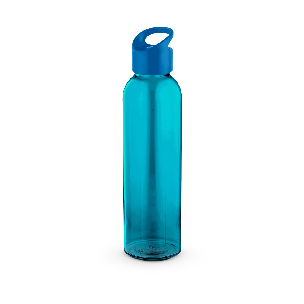 hi!dea 94315 - Bouteille en verre 500mL avec bouchon en PP