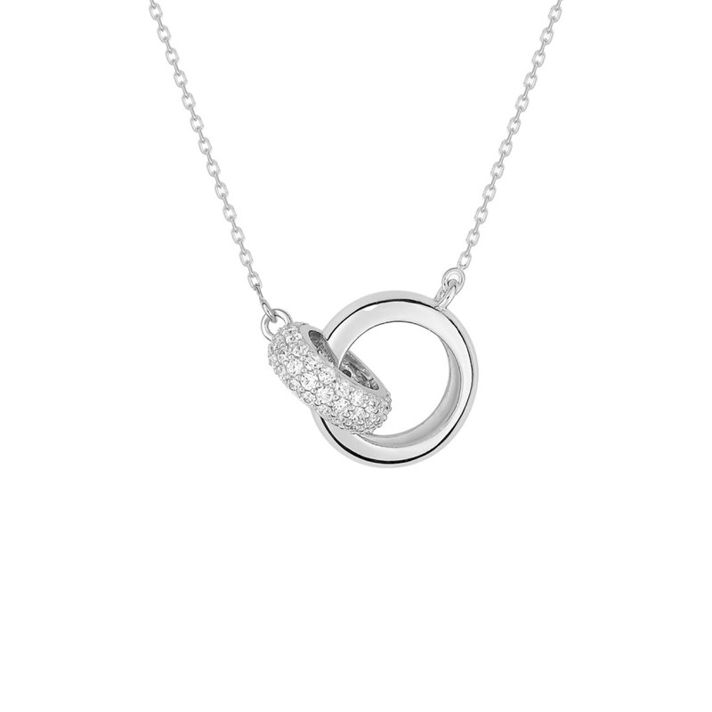 Collier Femme - Oxyde de zirconium - Argent 925 - Longueur : 42 cm