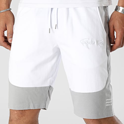 Short Jogging 2340023 Blanc Gris