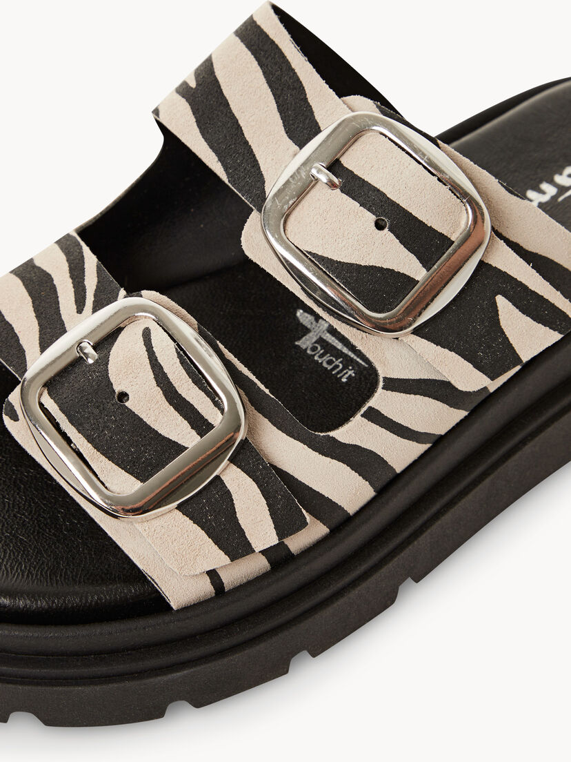 Leren Slipper - zwart