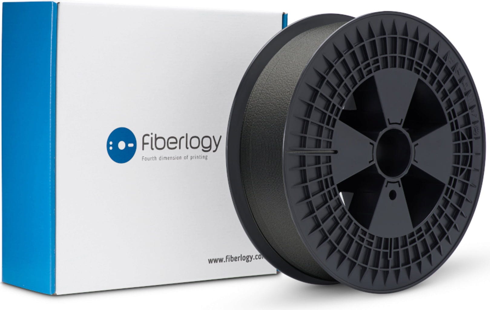 Fiberlogy  Nylon PA12+CF15, 2,85 mm / 2500 g    Karbonverstärktes Nylon in Schwarz