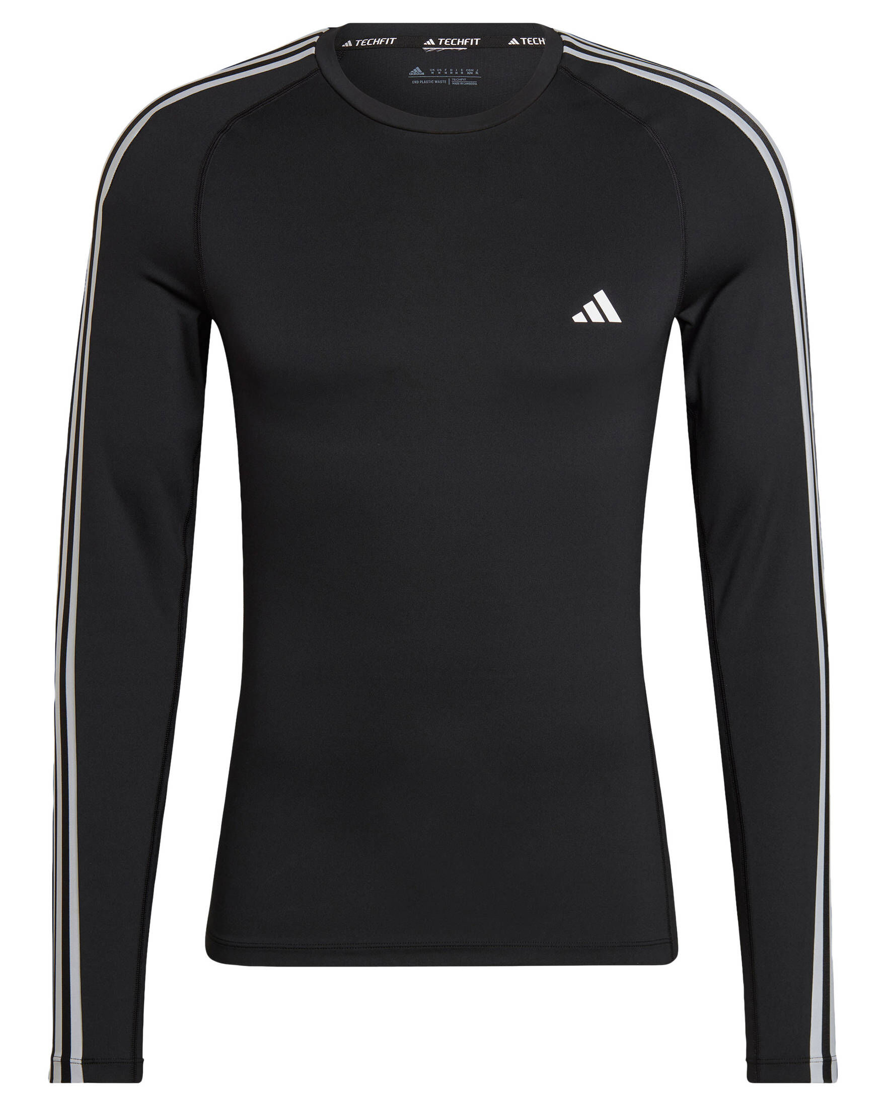 adidas Performance| Herren Trainingsshirt TECHFIT 3S LS TEE Langarm
