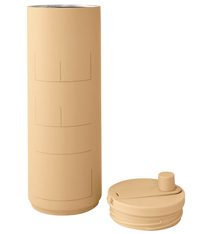 Design Letters Trinkflasche - Sports - 500 ml - Beige m. Life