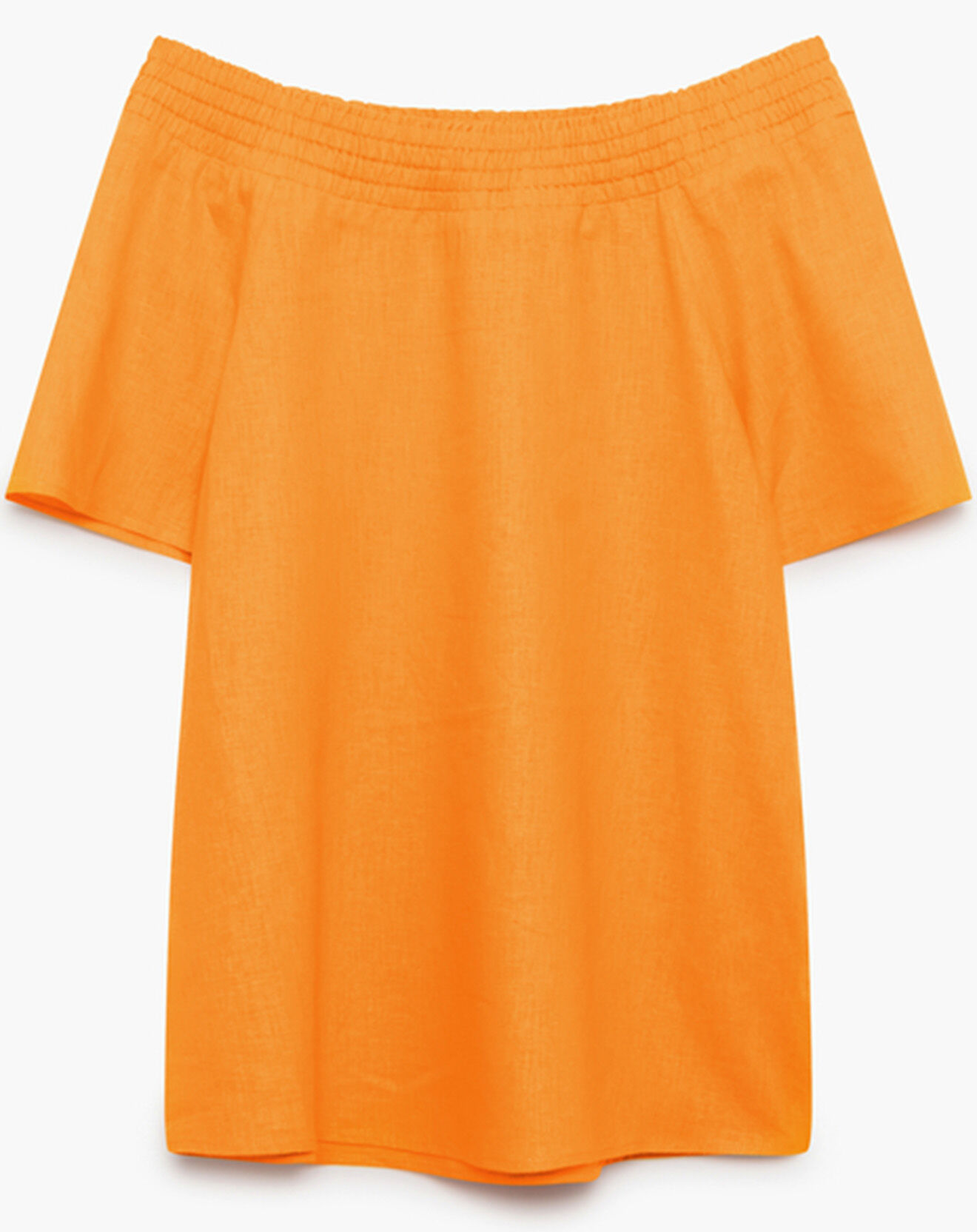 Caroll Blouse en Lin mélangé Malba mangue