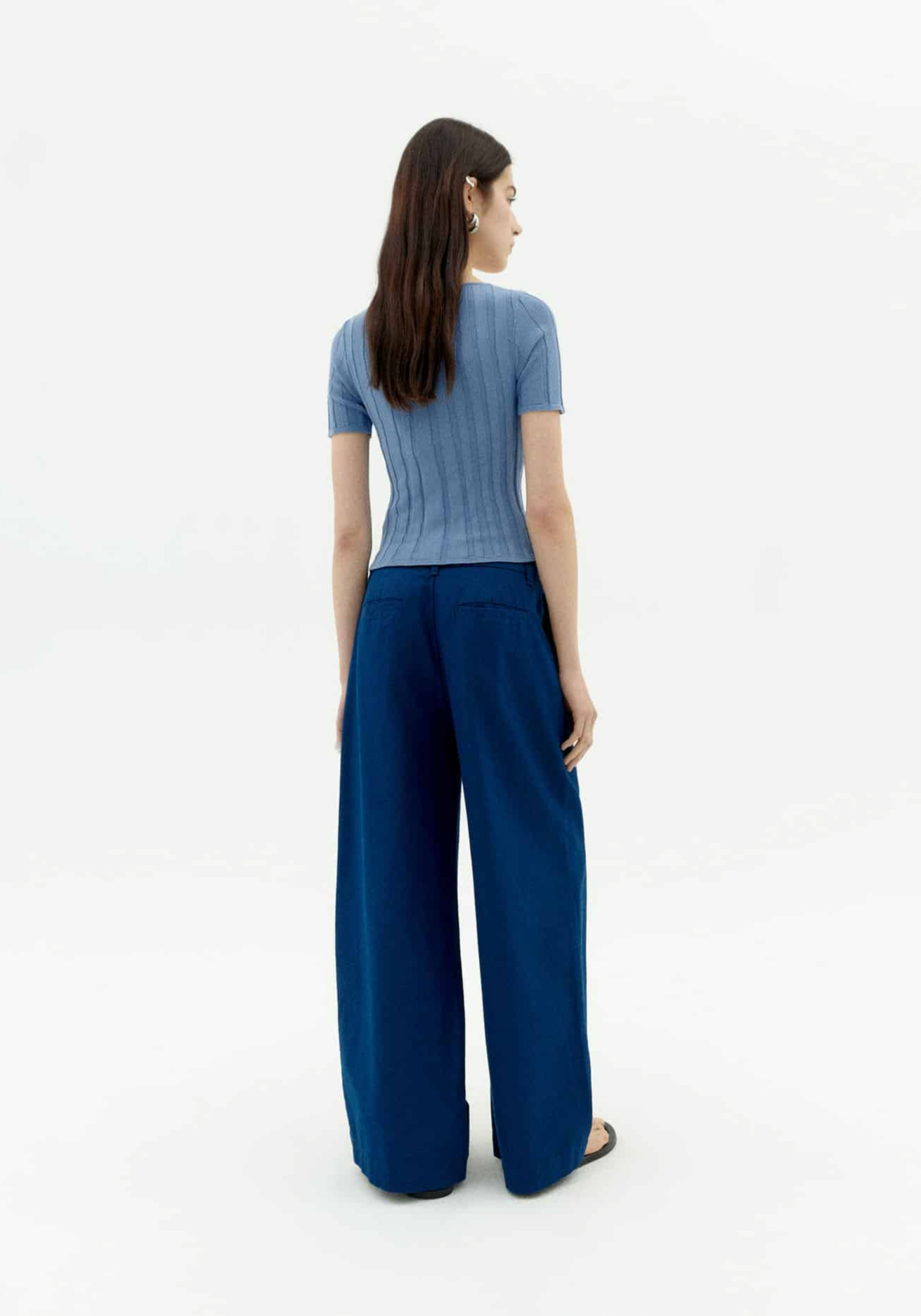 Thinking Mu Stoffhose Pat Hemp Blue Night