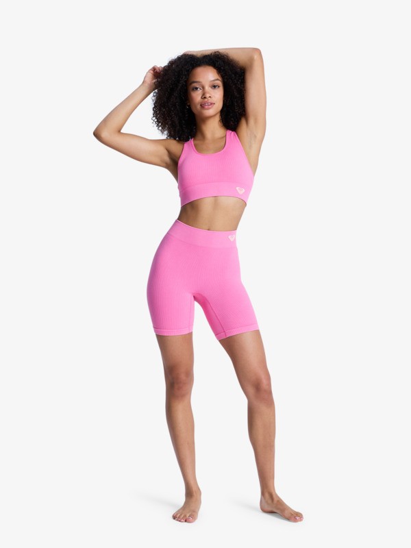 Chillout Seamless Washed Brassière de sport Rose Femme