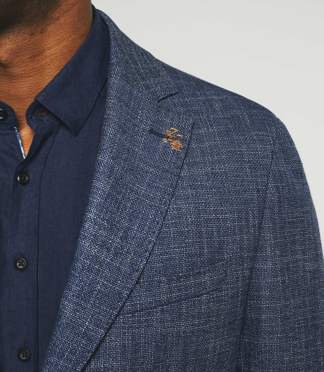 Veste casual bleue 