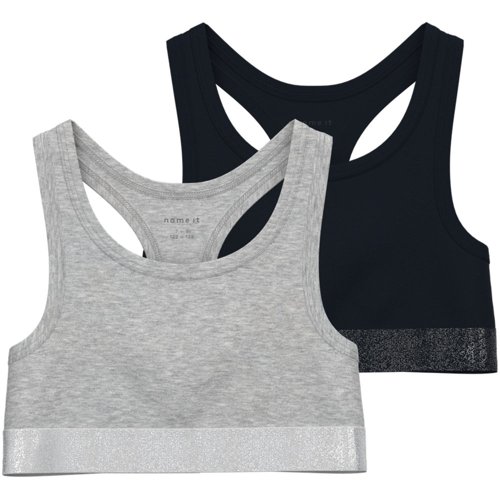 Køb Name It Black Nkfshort Top 2P Noos