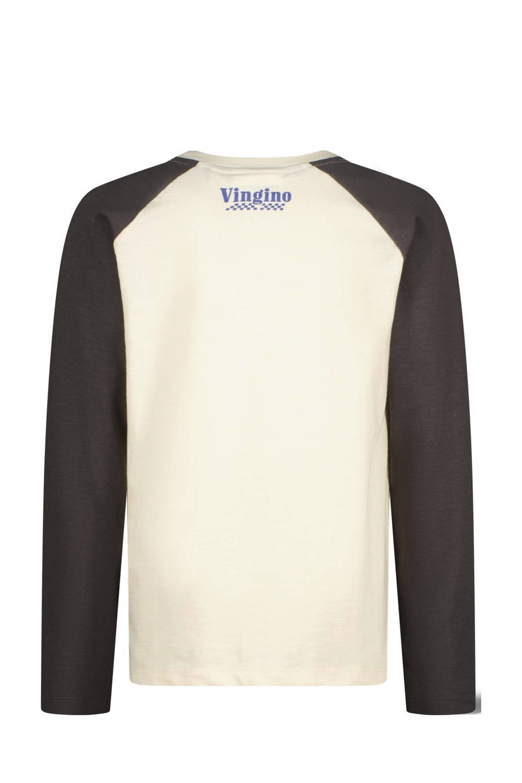 Vingino longsleeve Jalan offwhite/zwart