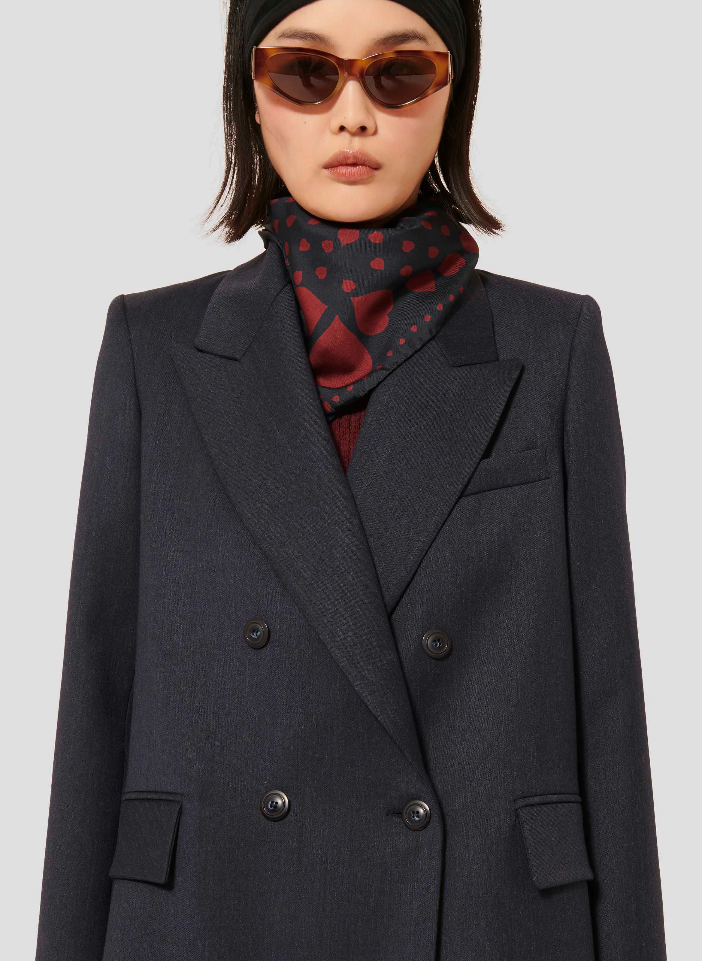 VALSON - Veste de tailleur en laine mélangée | Bleu