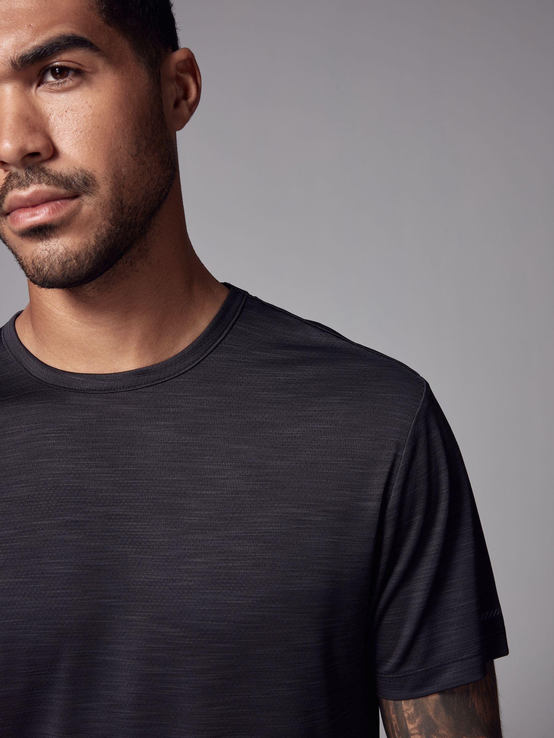 Zwart - T-shirt met korte mouwen - Active Gym Trainingstop