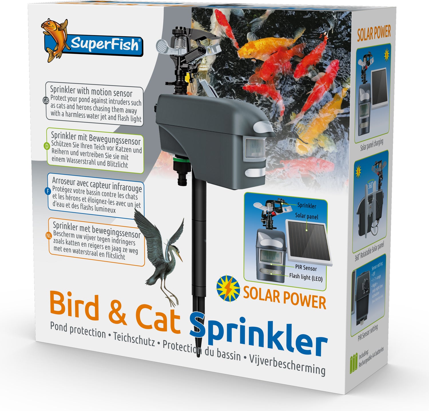 Superfish vogel en katten verjager Sprinkler