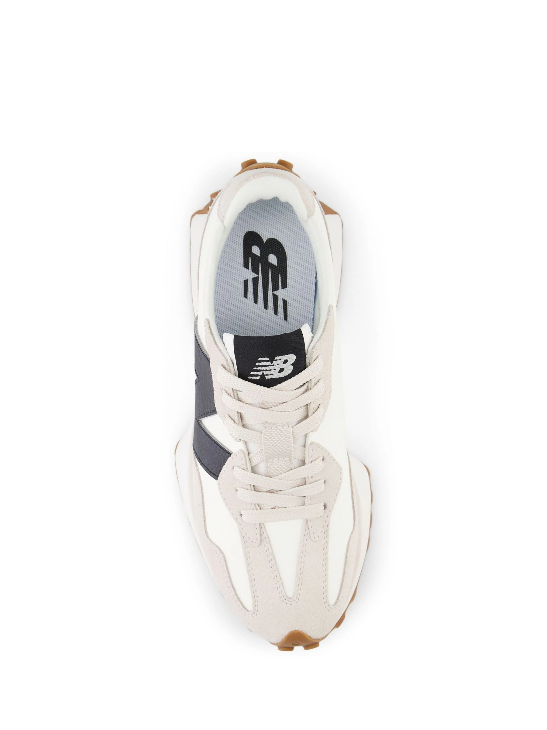 Zwart op wit - New Balance 327 damessneakers