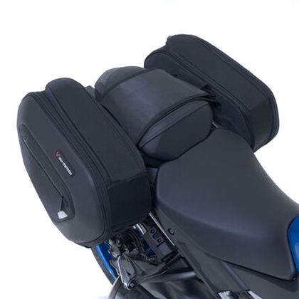 Sacoches cavalières SW-MOTECH PRO BLAZE H AVEC SUPPORT (2 x 20 litres) - Noir