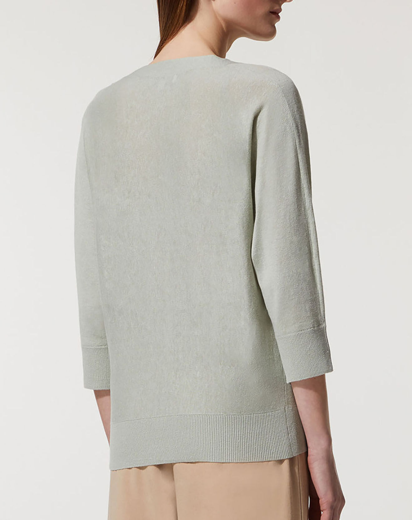 Jodhpur Gilet droit en Lin & Coton Mimosa vert