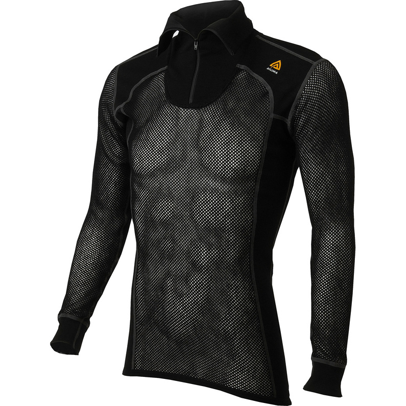 Aclima Herren Woolnet Polo Zip-Shirt