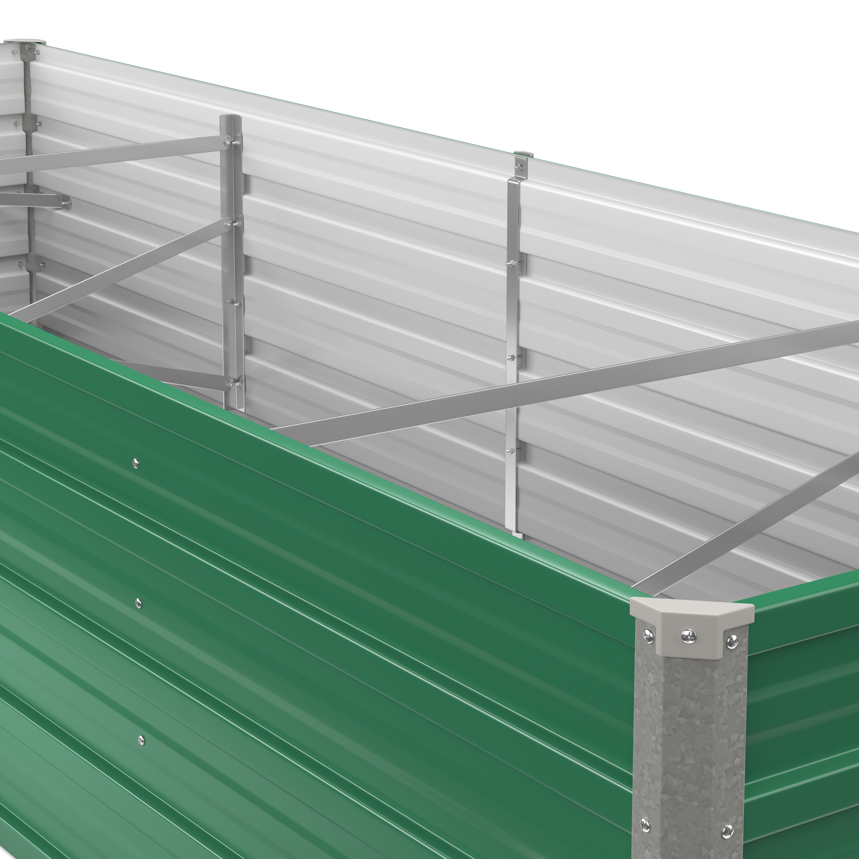 Hochbeet Stahl 240 x 80 x 45 cm