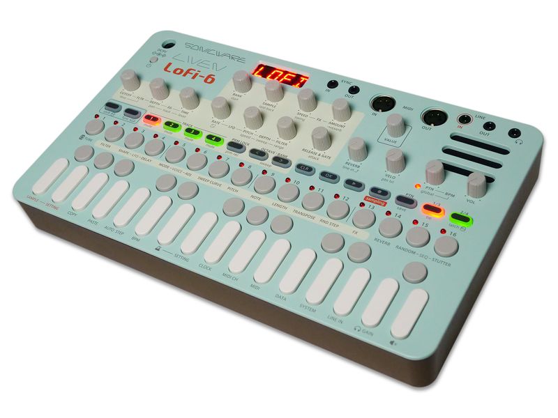Sonicware Sample-Player LIVEN Lofi-6 Die ultimative Retro 6kHz Sampling-Engine
