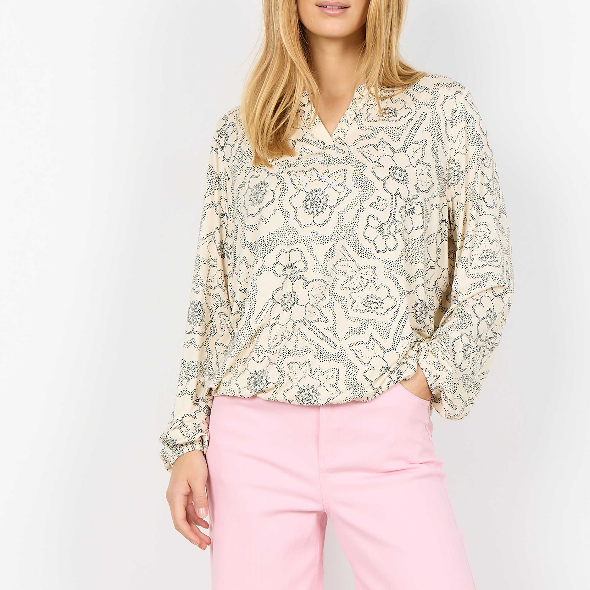 Blouse Femme beige