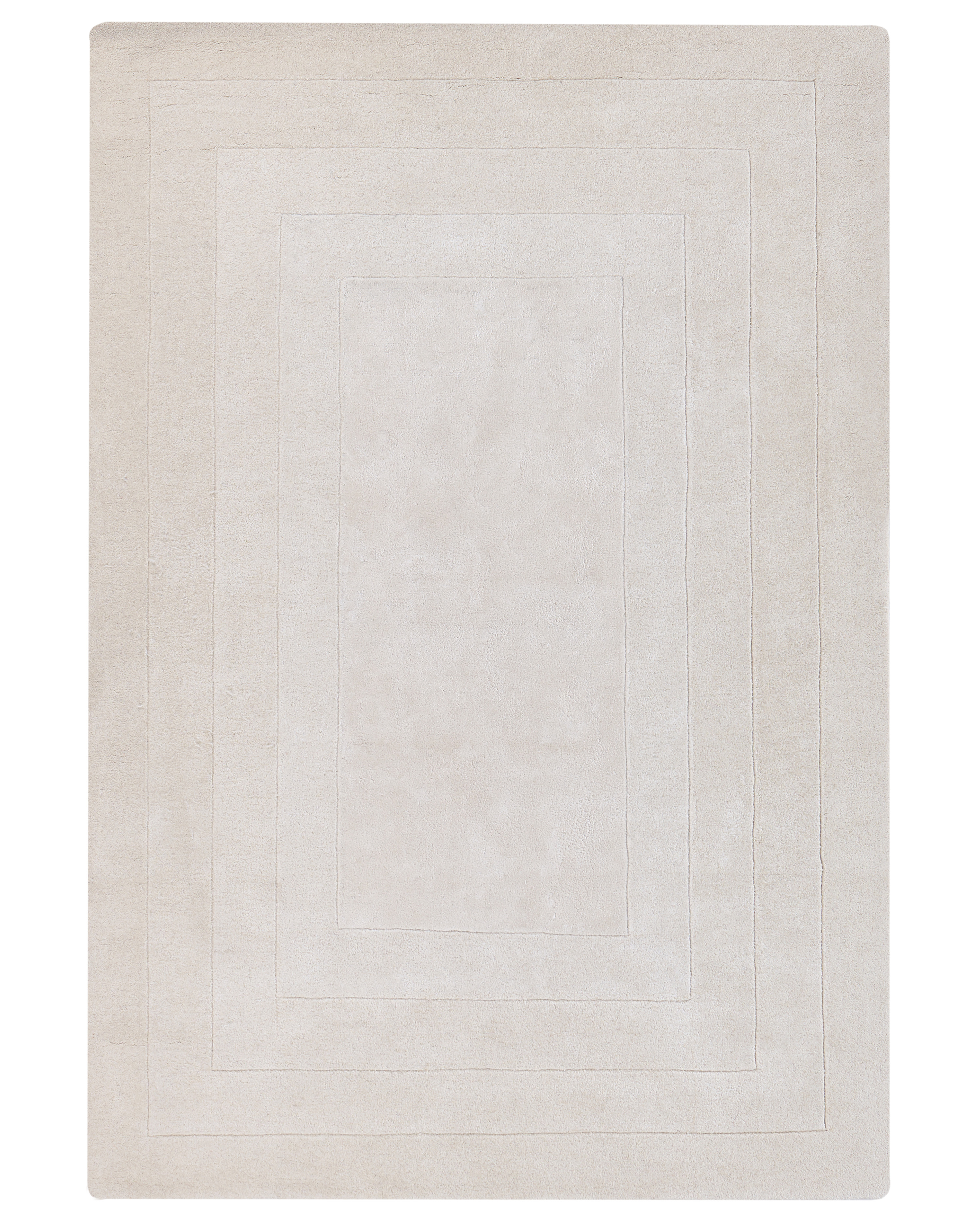 Vloerkleed AMADO Lichtbeige 160 x 230 cm Viscose