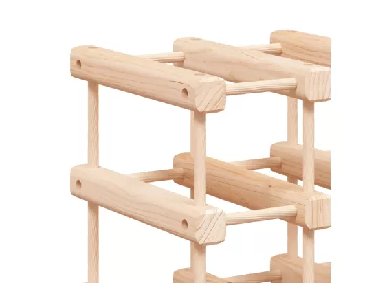 Casier à vin pour 72 bouteilles 90,5x23x90,5 pin massif