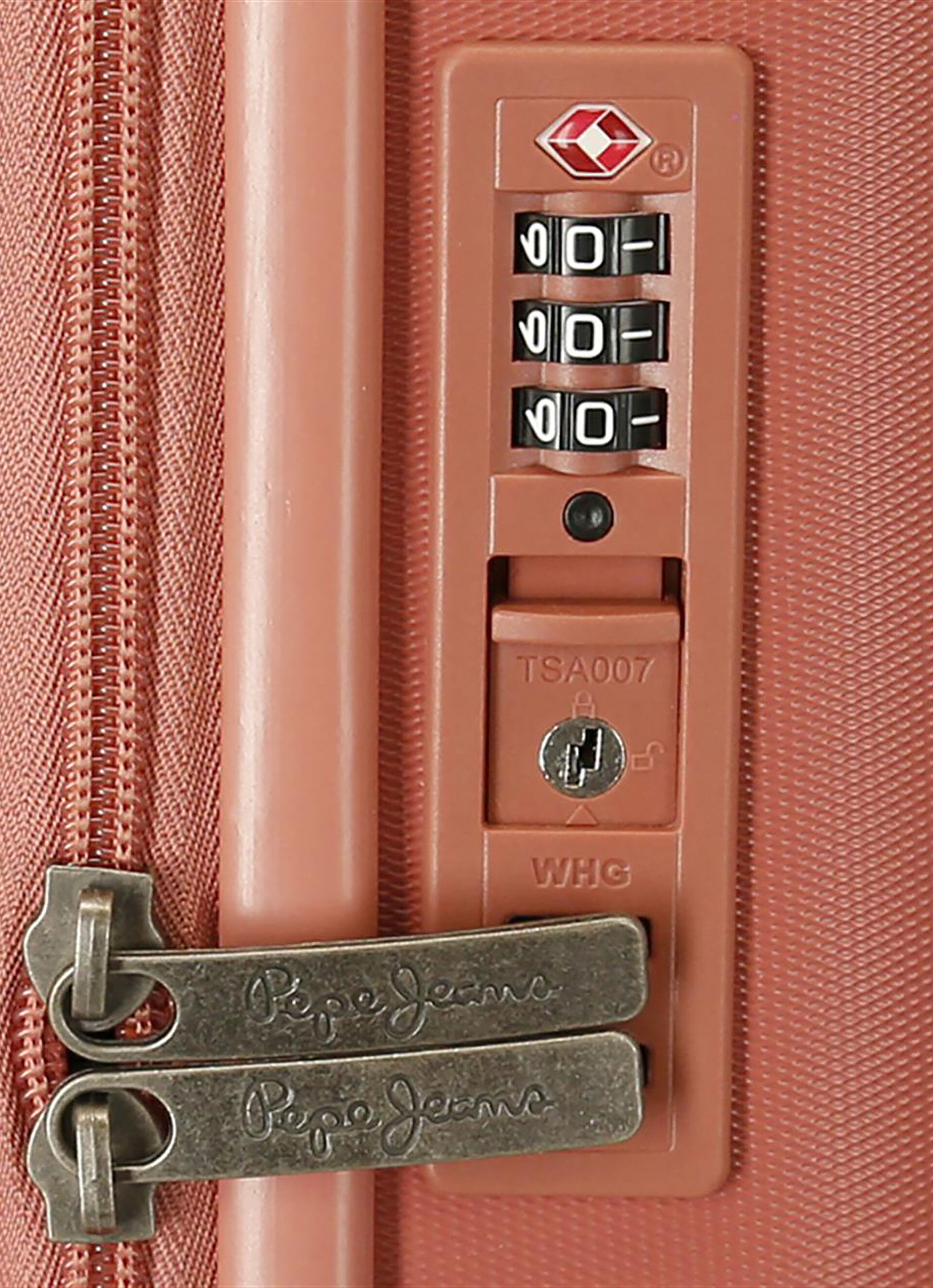 MALETA 55CM ABS - terracotta browntalla única