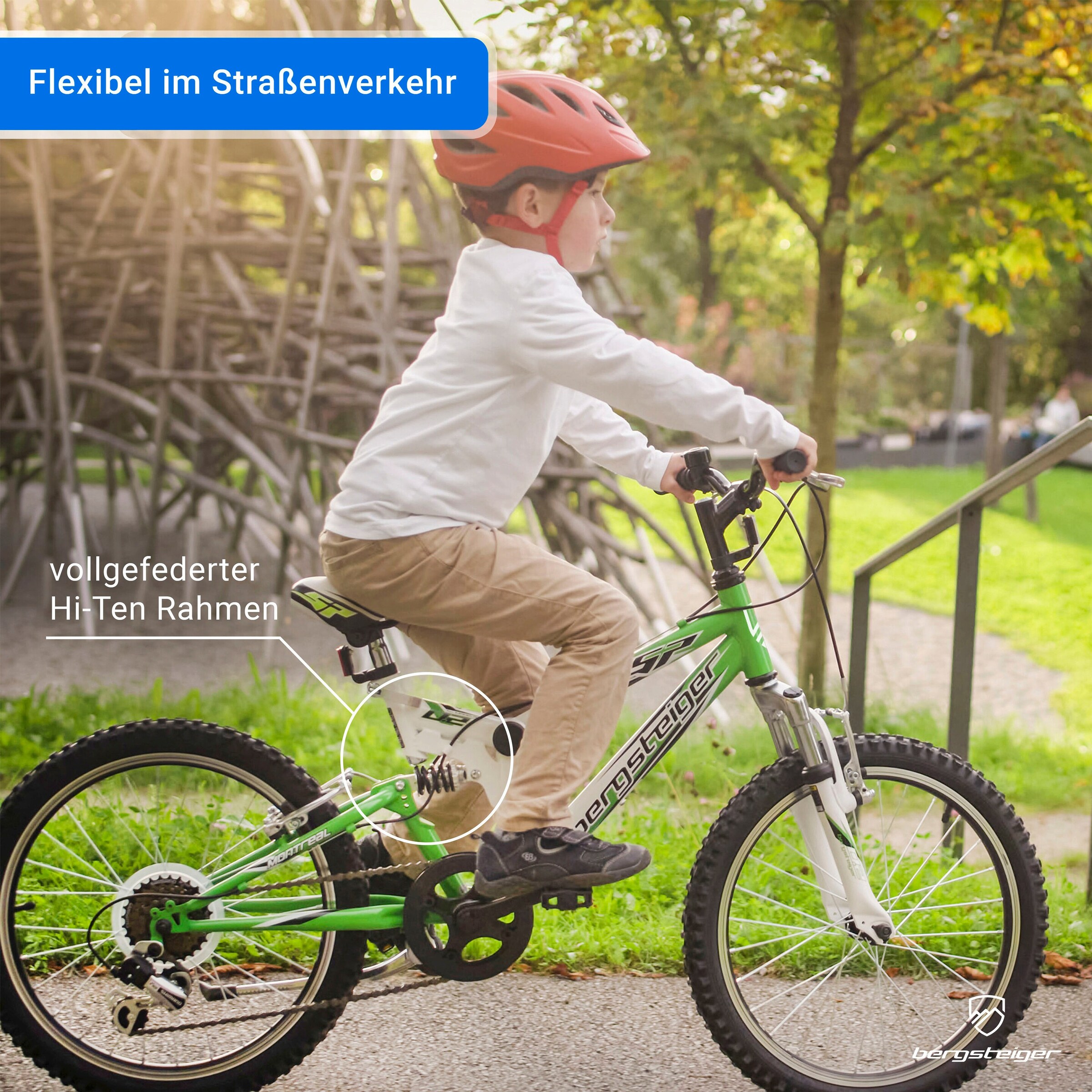 Bergsteiger Mountainbike Montreal 20 Zoll | türkis