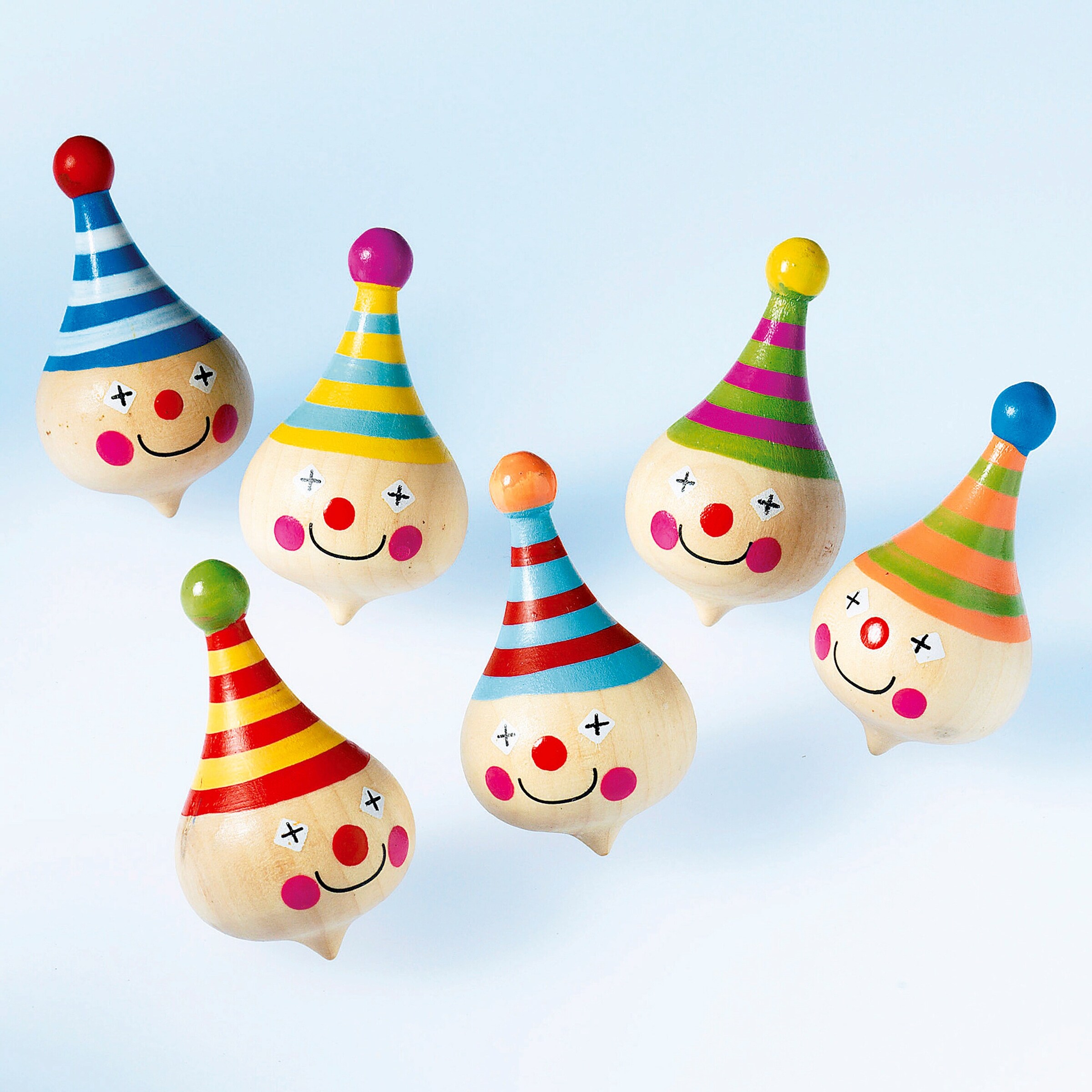 small foot Kreisel-Clown aus Holz