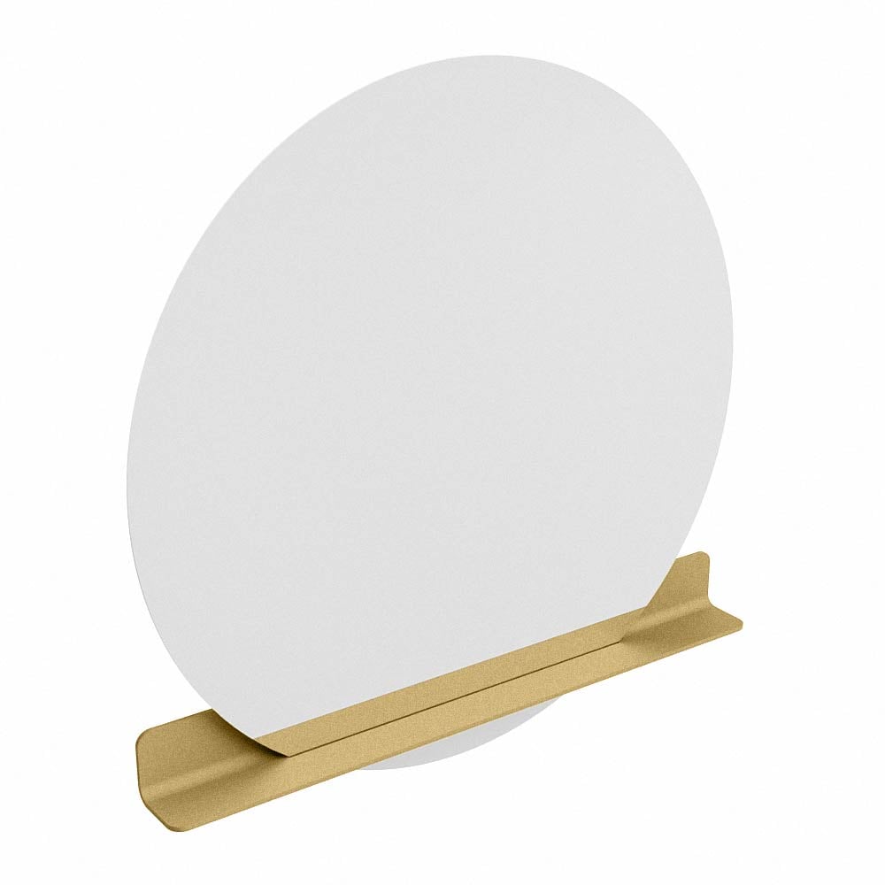 Mondiaz Spot spiegel rond Ø120cm met planchet oro