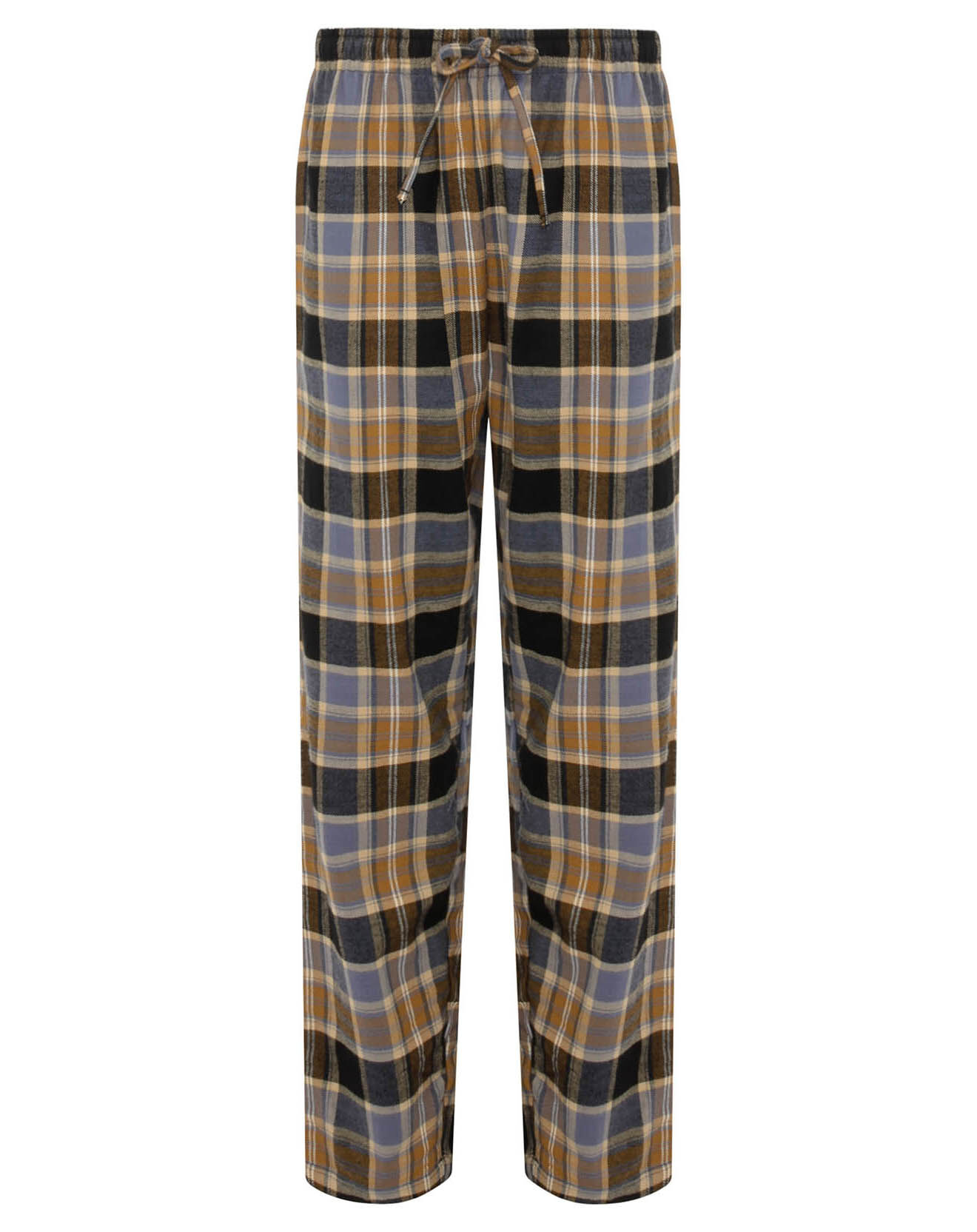 Femilet Pantalon de pyjama Ecossais marron/noir