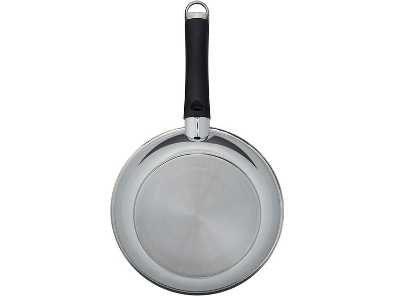 Kuhn Rikon Bratpfanne Silver Star Ø 28 cm, Silber Unbeschichtete Edelstahlpfanne