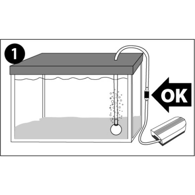 Kit Tuyau à air Flamingo pour aquarium