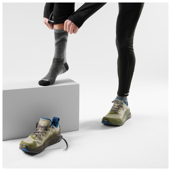 Smartwool - Performance Run Zero Cushion Mid Crew Pattern - Chaussettes de running