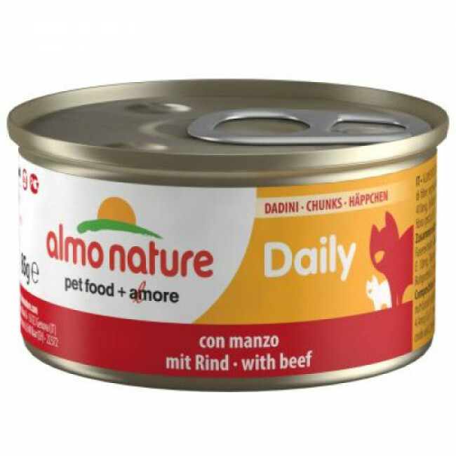Pâtée pour chat Almo Nature Daily Menu - lot 6 boîtes 85 g
